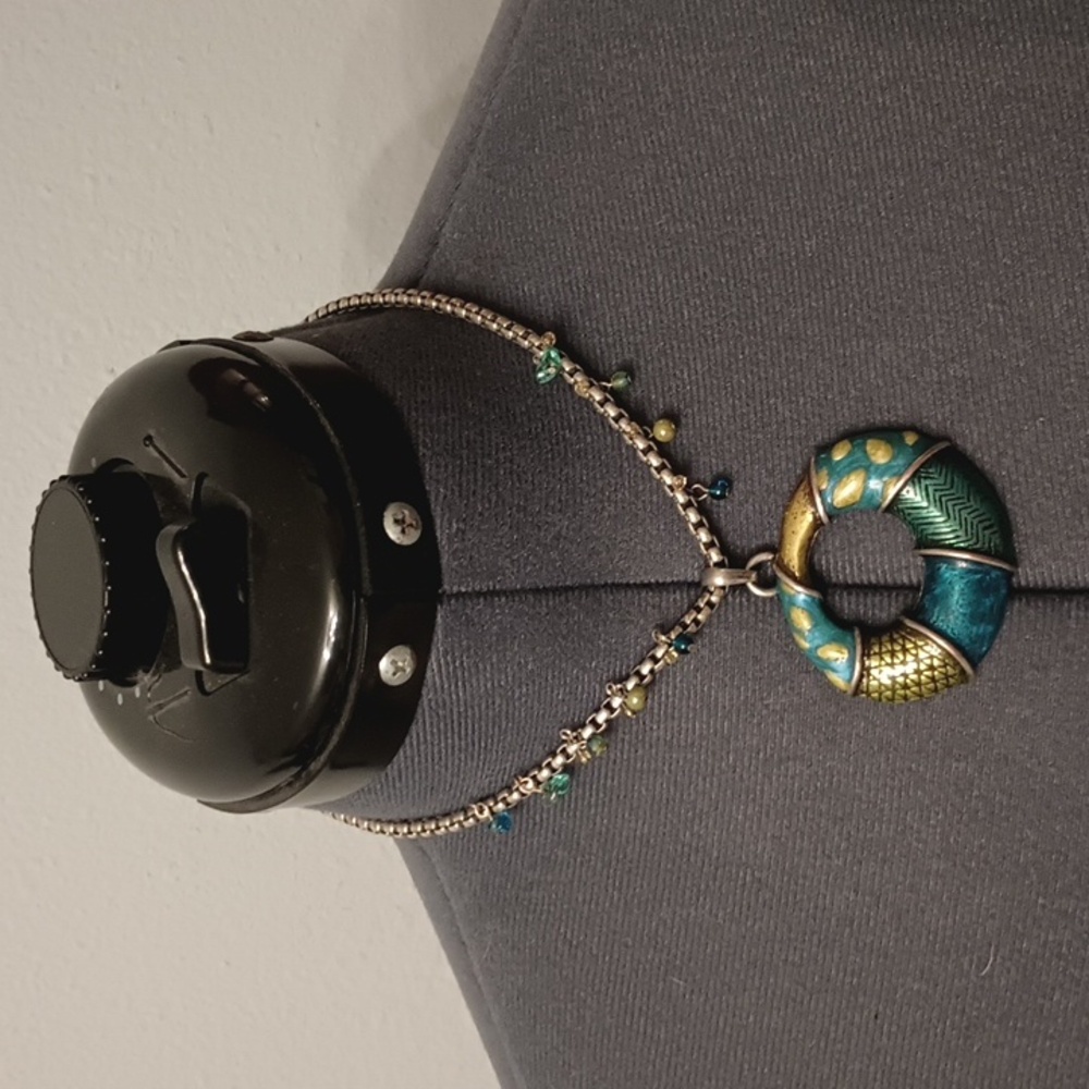 Chicos multicolored pendant necklace